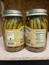 Load image into Gallery viewer, Dutch Kettle Hot Pickled Dilly Beans 16.5 oz All Natural Ingrediencies