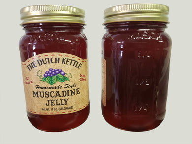 Dutch Kettle All Natural Muscadine jelly 19 oz Jar
