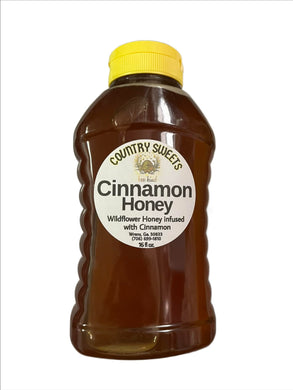 Country Sweets Infused Cinnamon Honey 16 oz Jar