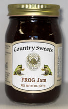 Load image into Gallery viewer, Country Sweets Homestyle Frog Jam 20 oz Jar - Fig, Raspberry, Orange, and Ginger