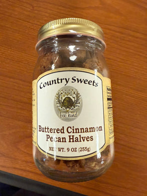 Country Sweets 9 oz Buttered Cinnamon Pecans