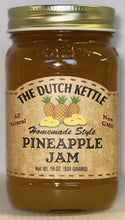Load image into Gallery viewer, Dutch Kettle All-Natural Homestyle Pineapple Jam - 19 oz Glass Jar