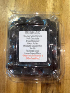 Country Sweets 8 oz Georgia Dark Chocolate Amaretto Pecans