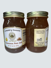 Load image into Gallery viewer, Country Sweets Cinnamon Pear Jam 20 oz Jar