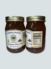 Load image into Gallery viewer, Country Sweets Cinnamon Pear Jam 20 oz Jar