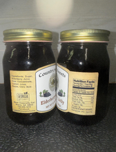 Load image into Gallery viewer, Country Sweets Elderberry Jelly – 20 oz Glass Jar