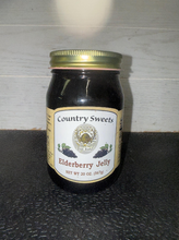 Load image into Gallery viewer, Country Sweets Elderberry Jelly – 20 oz Glass Jar