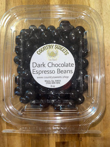 Country Sweets 8 oz Dark Chocolate Espresso Beans