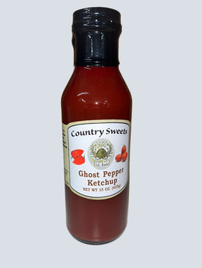 Country Sweets Ghost Pepper Ketchup 15 fl.oz