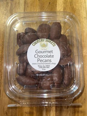 Country Sweets 8 oz Georgia Milk Chocolate Gourmet Pecans