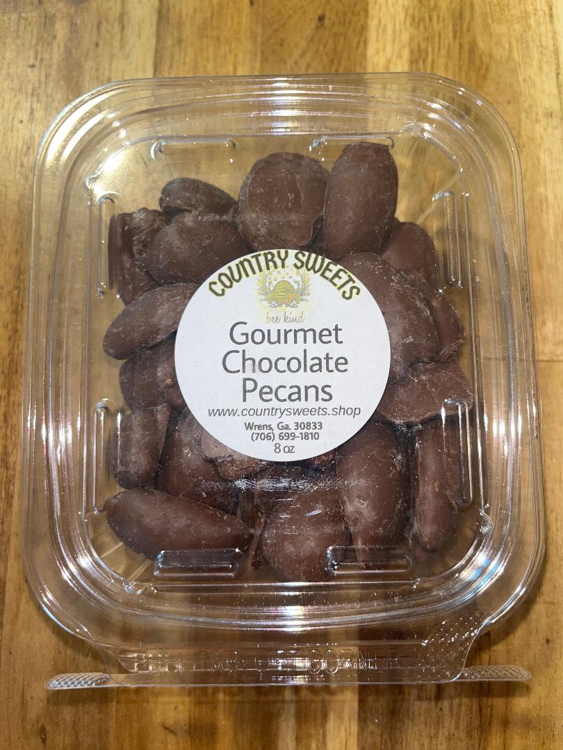 Country Sweets 8 oz Georgia Milk Chocolate Gourmet Pecans