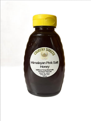 Country Sweets Infused Himalayan Salt Honey 16oz Squeeze Bottle
