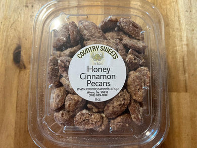 Country Sweets 8 oz Georgia Honey Cinnamon Pecans