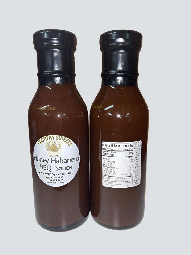 Country Sweets Honey Habanero BBQ Sauce 13.5 fl.oz