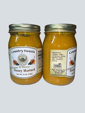 Country Sweets Jalapeno Honey Mustard 19 Oz.