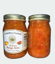 Load image into Gallery viewer, Country Sweets Medium Mango Salsa 17 oz Jar