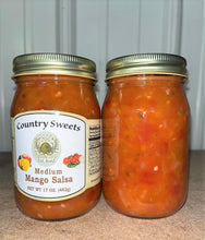 Load image into Gallery viewer, Country Sweets Medium Mango Salsa 17 oz Jar
