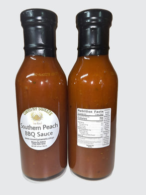 Country Sweets Southern Peach BBQ Sauce 12.5 fl.oz