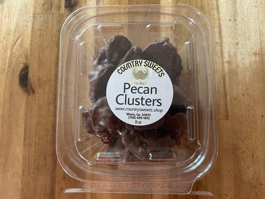 Country Sweets 8 oz Milk Chocolate Pecan Clusters