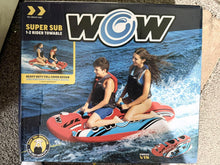 Load image into Gallery viewer, Nib Wow Roadster 2 - 2 person Towable Floatable MRSP $149.00.