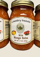 Load image into Gallery viewer, Country Sweets Mild Mango Salsa 17 oz Jar
