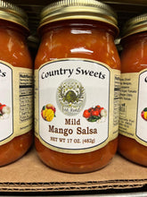 Load image into Gallery viewer, Country Sweets Mild Mango Salsa 17 oz Jar