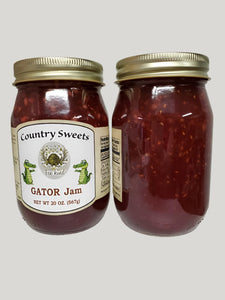 Country Sweets Gator Jam 20 oz Jar