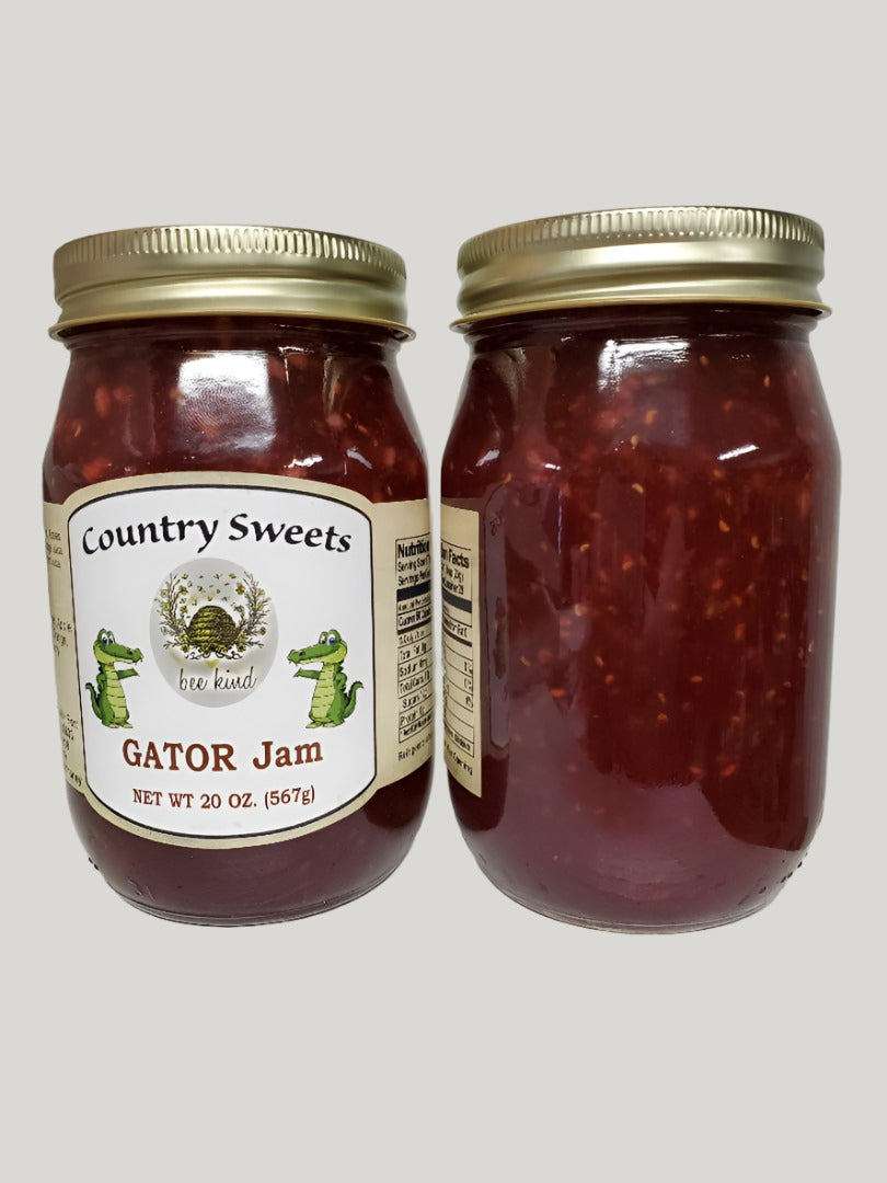 Country Sweets Gator Jam 20 oz Jar