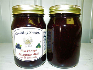 Country Sweets Blackberry Jalapeno Jam 20 oz Jar