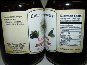 Country Sweets Blackberry Jalapeno Jam 20 oz Jar