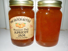Load image into Gallery viewer, Dutch Kettle All-Natural Homestyle Apricot Jam 19 oz Jar
