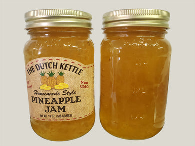 Dutch Kettle All-Natural Homestyle Pineapple Jam 19 oz Jar