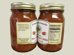 Country Sweets Medium Fine Chopped Salsa 16 oz Jar