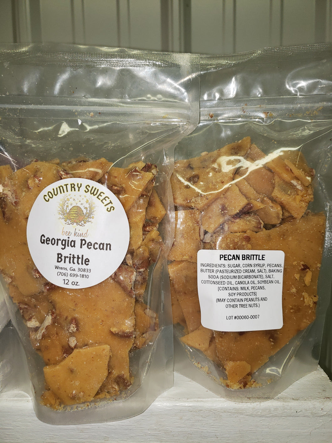 Country Sweets 12 oz Georgia Pecan Brittle