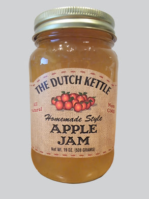 Dutch Kettle All Natural Homestyle Apple Jam 19 oz Jar