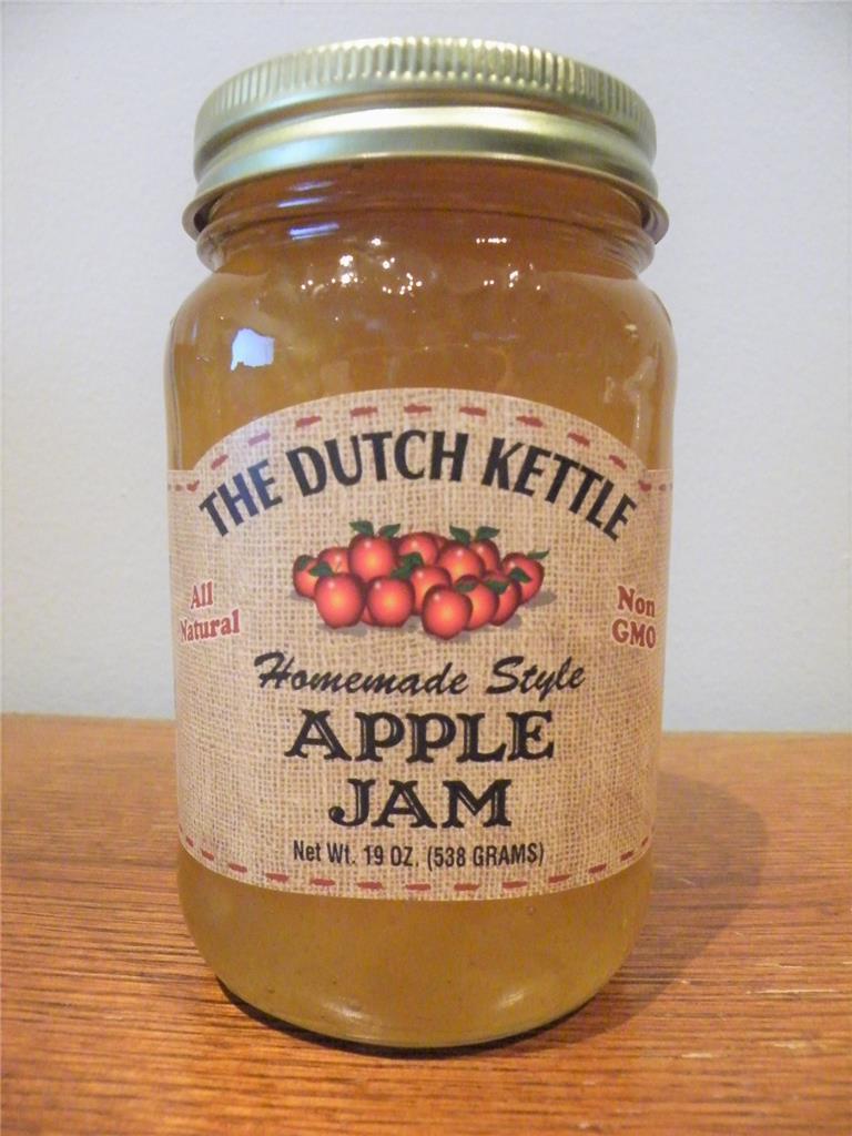 Dutch Kettle All Natural Homestyle Apple Jam 19 oz Jar