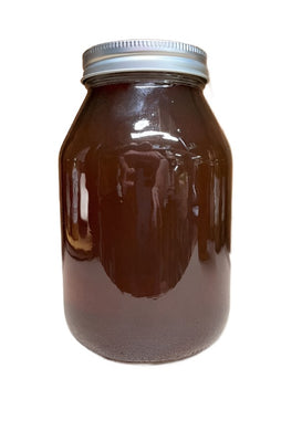 Raw Georgia Wildflower Liquid Honey 48 oz 1 Quart Glass Jar