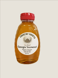 Country Sweets Pure Raw Sourwood Liquid Honey 1 lbs