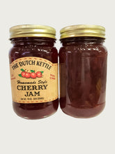 Load image into Gallery viewer, Dutch Kettle All-Natural Homestyle Cherry Jam 19 oz Jar