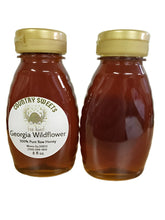 Load image into Gallery viewer, Raw Georgia Wildflower Honey 8 oz plastic Bottle or 2 Oz Baby Bear