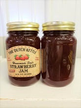 Load image into Gallery viewer, Dutch Kettle All-Natural Homestyle Seedless Strawberry Jam 19 oz Jar