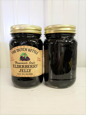 Dutch Kettle All-Natural Homestyle Elderberry Jelly 19 oz Jar