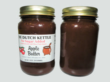 Load image into Gallery viewer, Dutch Kettle No Sugar Added All Natural Homestyle Apple Butter 19 oz Jar