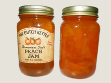 Load image into Gallery viewer, Dutch Kettle All-Natural Homestyle Peach Jam 19 oz Jar