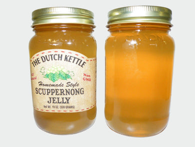 Dutch Kettle All Natural Homemade Scuppernong Jelly 19 oz Jar