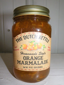 Dutch Kettle All Natural Homemade Orange Marmalade Jam 19 oz Jar