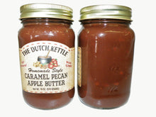 Load image into Gallery viewer, Dutch Kettle All-Natural Homestyle Caramel Pecan Apple Butter 19 oz Jar
