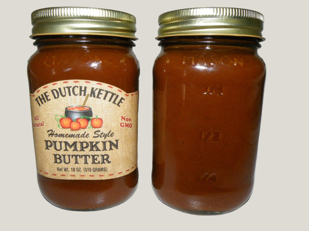 Dutch Kettle All-Natural Homestyle Pumpkin Butter 19 oz Jar