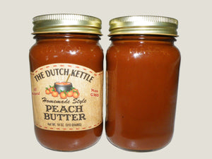 Dutch Kettle All-Natural Homestyle Peach Butter 18 oz Jar