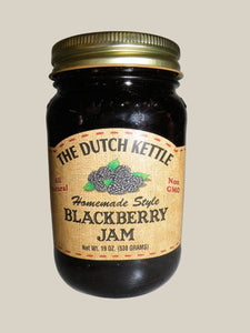 Dutch Kettle All Natural homestyle Blackberry Seeded Jam 19 oz Jar